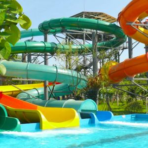 Amusement Slide Park Swimming Pool Kids Adults Fiberglass Water Slide