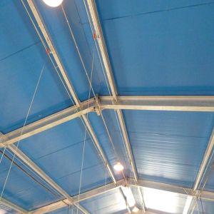 Fireproof Steel Poultry House with Automated Ventilation System