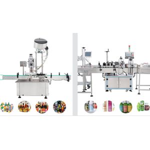 1.5KW 1000ml Liquid Hotels Cosmetics Bottle Filling Line