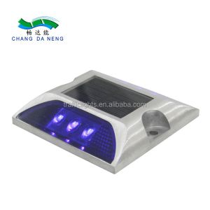 IP68 Solar Road Stud 105x105mm Aluminum Alloy LED Marker Light