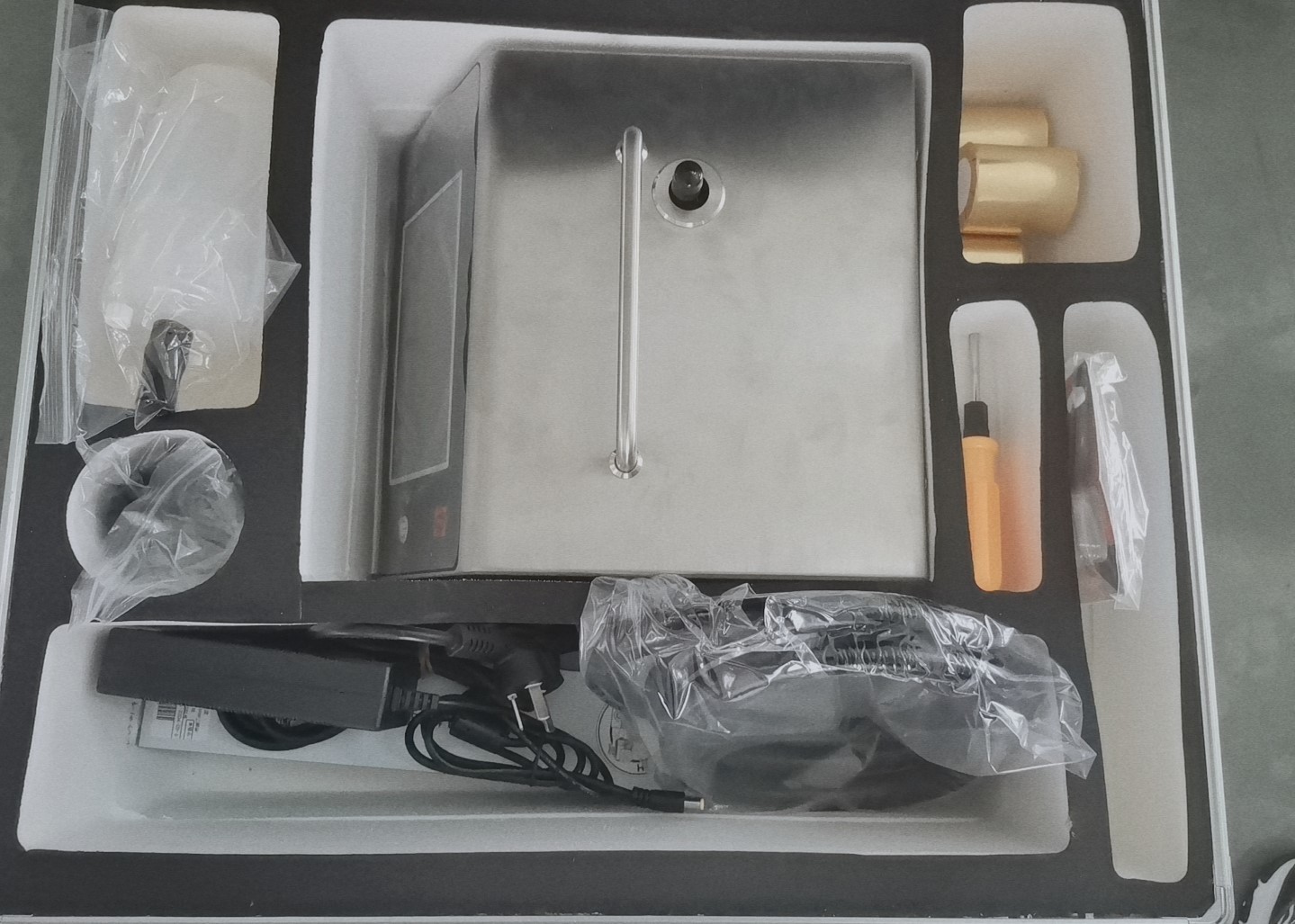 DC16.8V SUS316L Laser Sensor Air Particle Counter 100LPM