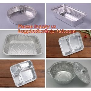 sealable aluminum foil takeaway containers,different shapes capacity take away