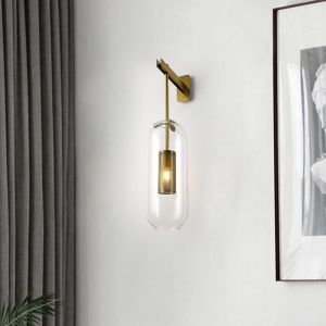 Post Modern Glass Material Corridor E27 Wall Mounted Lamps