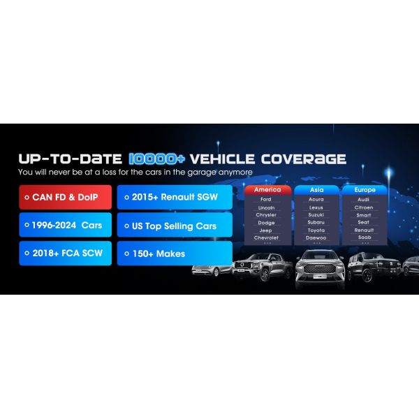 Autel MaxiCOM MK900BT Bidirectional Diagnostic Scanner Update of MX900 MK808BT MK808S CAN-FD&DOIP