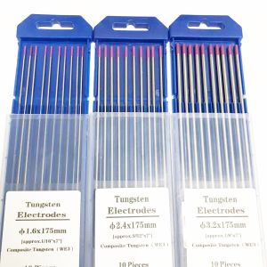 Welding Solutions Tungsten Electrodes WE3 Purple Composite 3/32 x 7 for DC/AC
