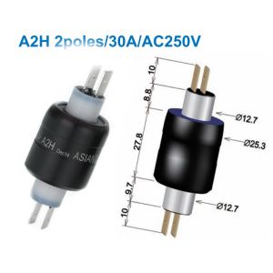 A2H mercury slip rings 2poles/30A