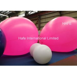 Lighted Helium Balloons With Led Lights For Advertising Trade Show Commercial