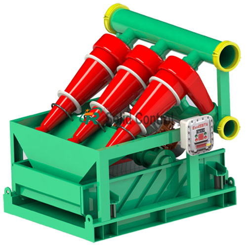 Quality Personalized Hydrocyclone Drilling Mud Desander , Bottom Shaker Desanding Machine for sale