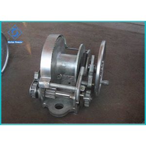 Manual Industrial Hydraulic Winch Barge Connecting Sidewinder / Anchor