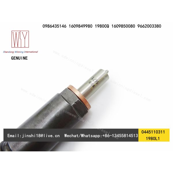 BOSCH GENUINE AND BRAND NEW DIESEL COMMON RAIL FUEL INJECTOR 0445110311 0986435146 1980L1 1609849980 1980CQ 9662003380