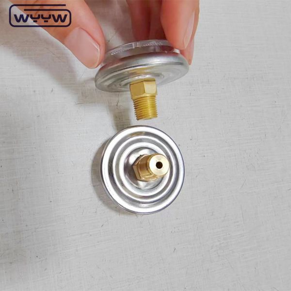 FM NOVEC Pressure Gauge 41mm Oem Bar Psi Center Back Manometer