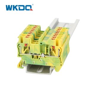 JPT 2.5-PE Push Fit Grounding Terminal Block Connector 31A Rated Current 24-12