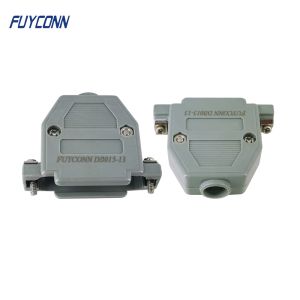 180 Degree Straight Plastic Backshell 25 Pin D SUB Cover