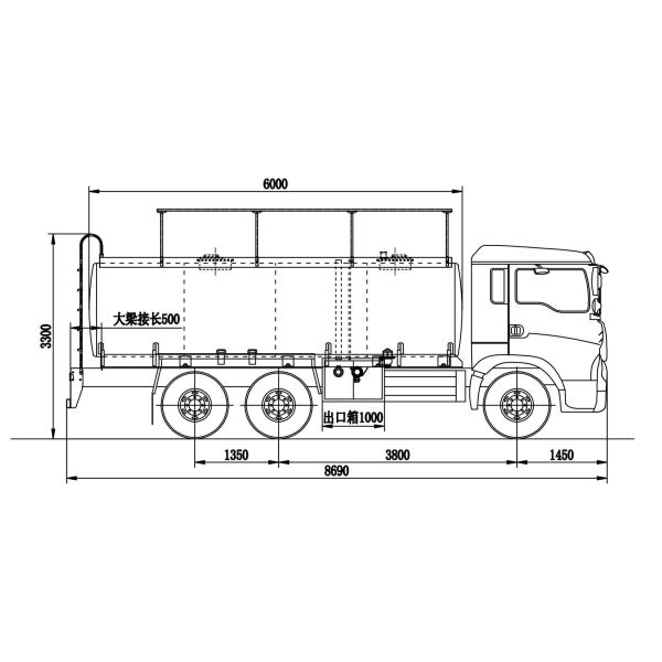 Dongfeng 17000liter Diesel Dispenser Fuel Bower Tanker Tank Delivery Truck