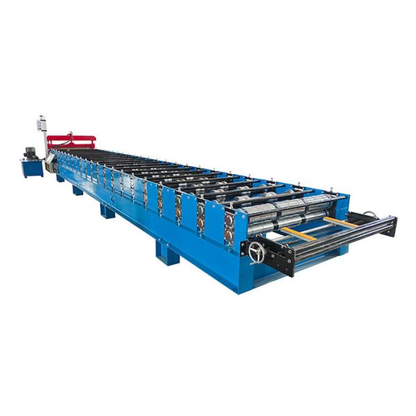 High Efficiency 7.5-11kw Sheet Metal Roll Forming Machines 0.3-0.6mm Thickness