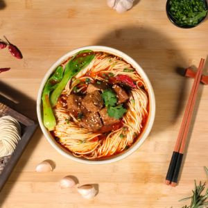 China LaLaiZhuYi Chong Qing Special Noodles Handmade Dried Alkaline 206g on sale