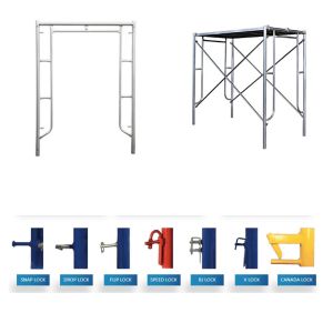 Quality Mobile Rolling Q235 Q355 Hot dip Galvanized Metal Arch Frame With Biljax Style Lock for sale