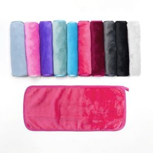 Quality 20x40cm Magic Makeup Remover Cloth Microfiber Flannel Quick Drying for sale