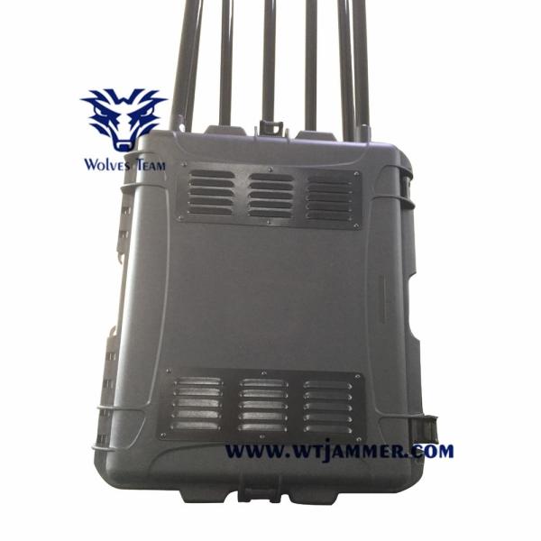 Vehicle Bomb Jammer RF WIFI Cell Phone Signal Jammer With DDS Convoy Jamming