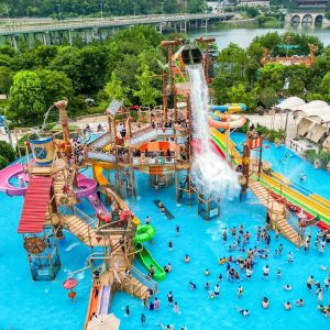 Artificial Wave Park Tsunami Wave Pool Water Play Equipment ODM