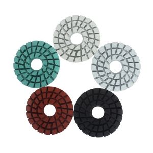 5 inch Concrete Polishing Tools Resin Bond Material 7.0mm Tickness