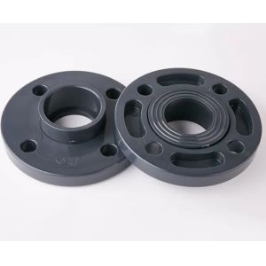 GF 317 Type PVC-U Diaphragm Valve Body DN50 with PVC-U Loose Flange – Industrial