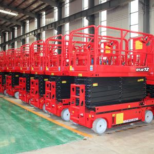 Chinese Manufacturer 320kg Self Propelled Scissors Lift Aerial Work Platform