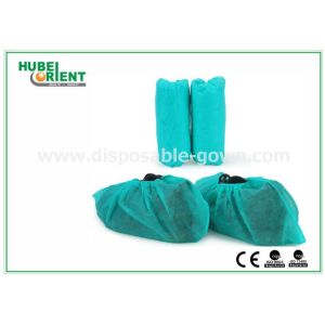 Quality Blue White Green Color Breathable Disposable Non-Woven Shoe Cover for keep clean for sale