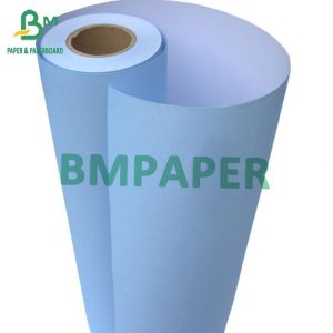80gsm Inkjet Printer Paper Blueprints One Side Blue, One Side White 880mm X 50m