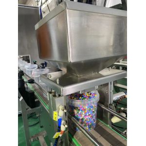 Bottles Detergent Powder Candy Filling Packing Machine Sealing Capping Labeling
