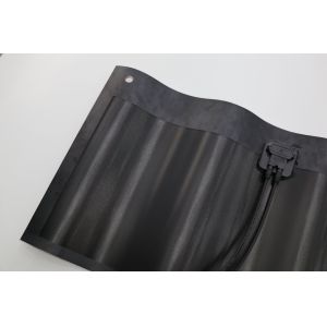 50W Curved Solar BIPV Roof Tiles Max System Voltage Of DC 1000 / 1500V IEC