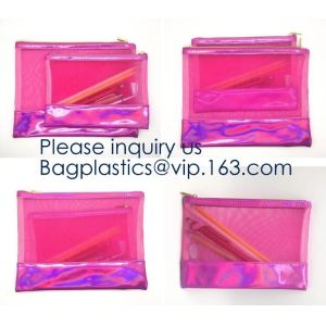 Biodegradable Clear EVA Plastic Zipper Bag/ Cosmetic Packaging Bag,Travelling
