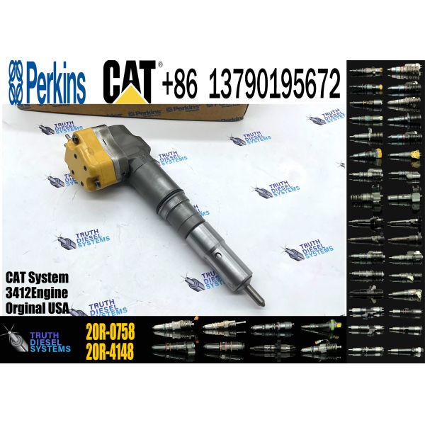 Quality goods common rail diesel fuel injector 174-7526 20R-0758 for caterpillar 3412E
