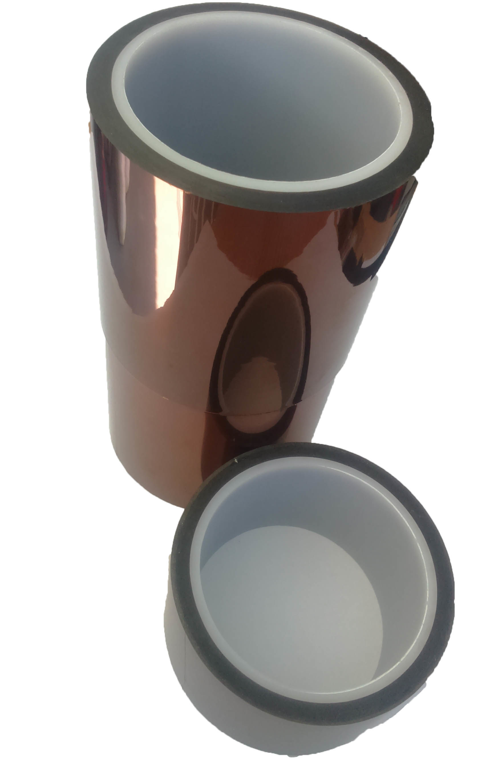 Quality Silicone Adhesion Polyimide Kapton Tape , Brown Color Pi Adhesive Tape for sale