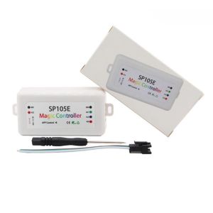 Quality 3 Channels Magic LED SP105E Controller Bluetooth App Control for sale