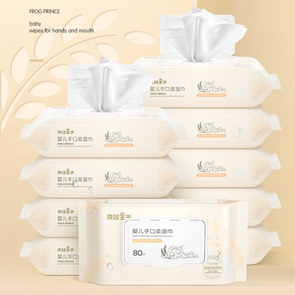 Organic 99% Water Private Label Baby Wet Wipes For Sensitive Skin