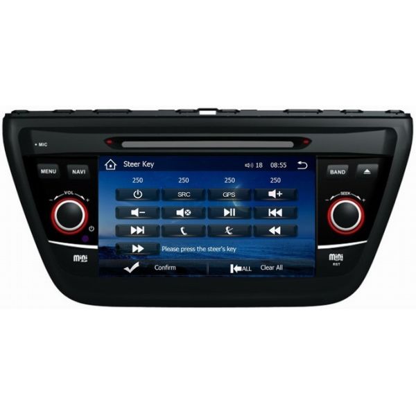 car multimedia entertainment for Suzuki SX4 (2014) with car gps navigation OCB-0706