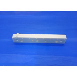 95% Zro2 Substrate Machinable Ceramic Block , Wear Grooved Ceramic Guide Plate