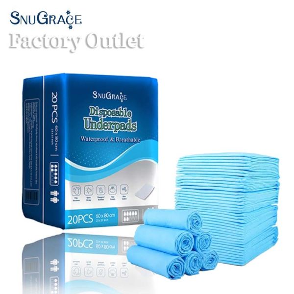 Buy Freely Samples Offered 6Ply Medical Underpad Incontinence Bed Under Pads at wholesale prices