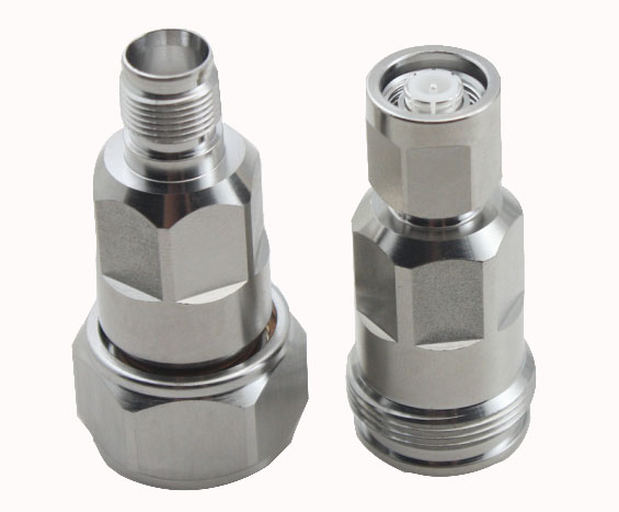 Low PIM RF coaxial connector 4.3-10 mini din female to NEX10 Male adapter