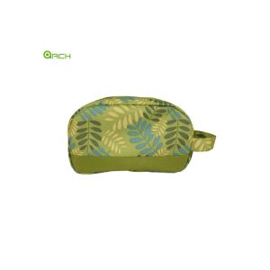 600D polyester Toiletry Kit Duffle Travel Luggage Bag with printing material