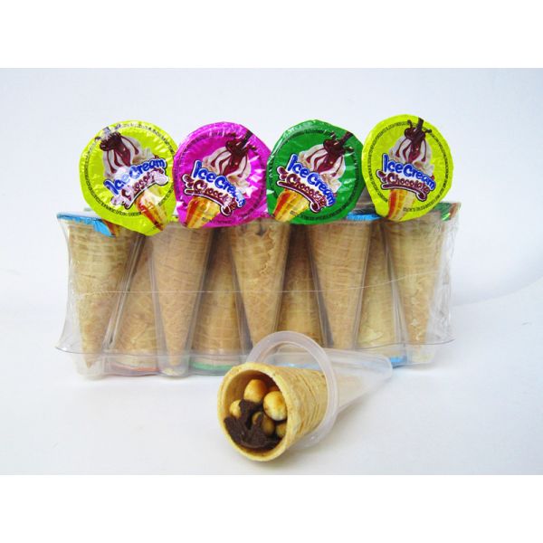 Buy Chocolate Jam With Biscuit Crispy Ice Cream Cone at wholesale prices