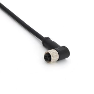 Angled Female M12 Connectors 4 Pin