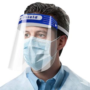 Transparent Disposable Face Shield , Anti Virus Fog Plastic Face Shields