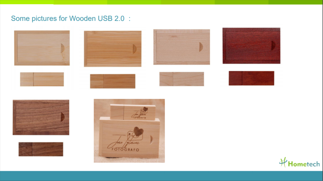 OEM Logo Maple Wooden USB Flash Drive 4GB 8GB 16GB Capacity For Smart Device