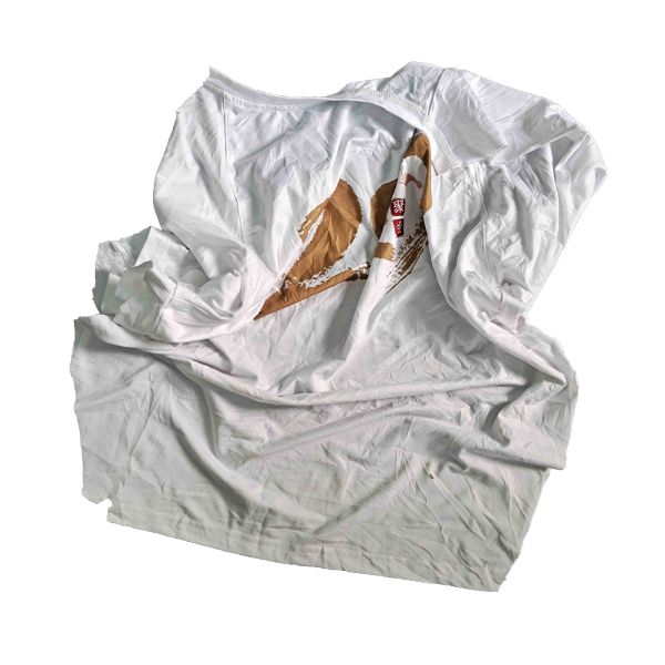 Buy 100kg Packaging 85% Cotton White Cleaning Rags at wholesale prices