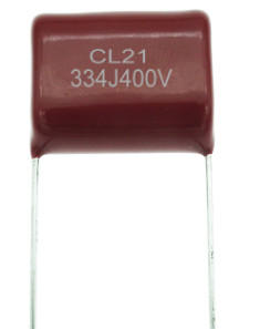 Buy 0.33uF Multipurpose Metallized Polyester Film Capacitor Heatproof at wholesale prices