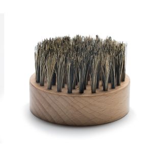 Customized Boar Bristle Beard Brush Round Men Moustache Brush Durable