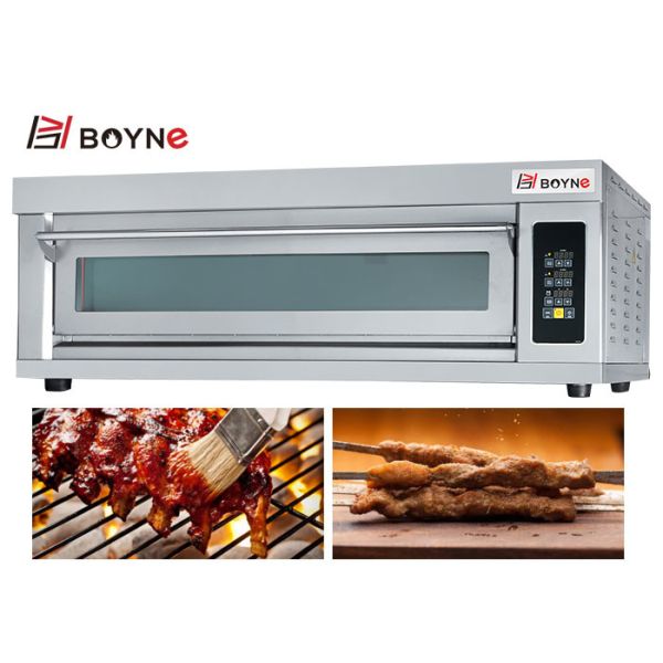 Three Layer Nine Trays Electric Oven For Pizza Store Bread Shop Kitchen