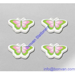 Quality printed animal shape eraser, shaped eraser,shaped rubber eraser for sale